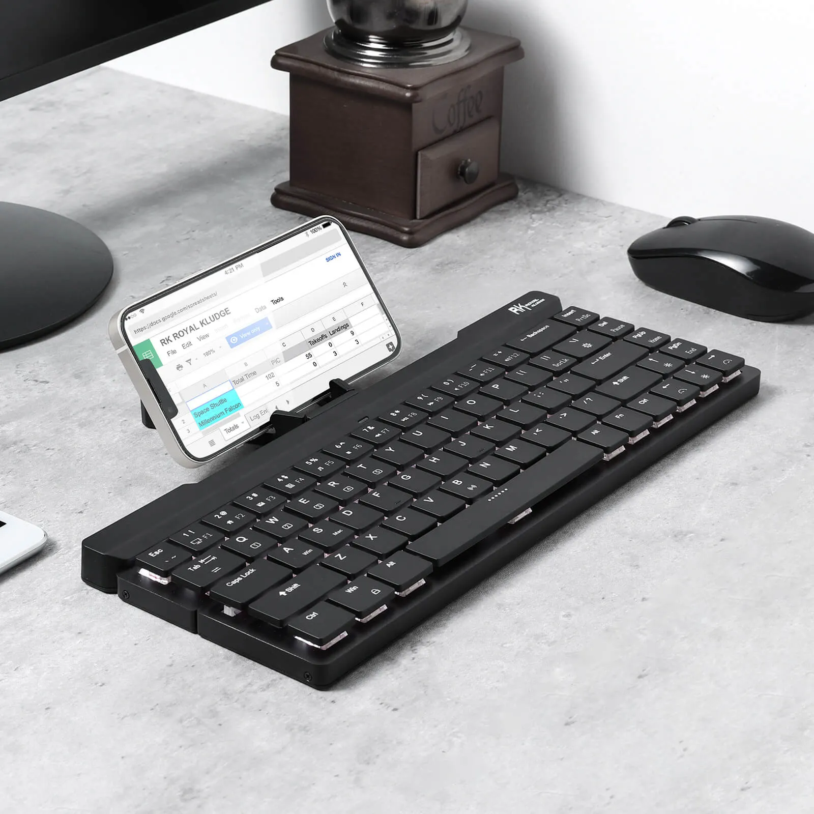 RK925 65% Foldable Wireless Mechanical Keyboard