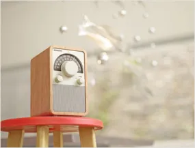 Sangean-FM / AM Wooden Cabinet Receiver
