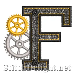 SDS1466 Steampunk Font F