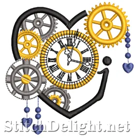 SDS1561 Steampunk Alpha Font I
