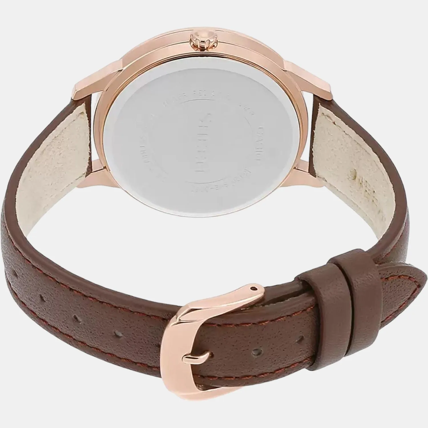 Sheen Women's Chronograph Leather Watch SX255 - SHE-3058PGL-9AUDF