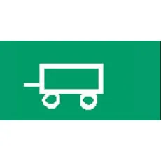 Switch Lens Top Green Trailer Warning Pk5