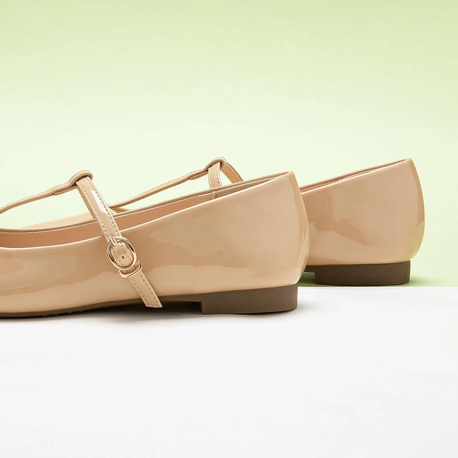 T-Strap Mary Jane (Clara) Beige