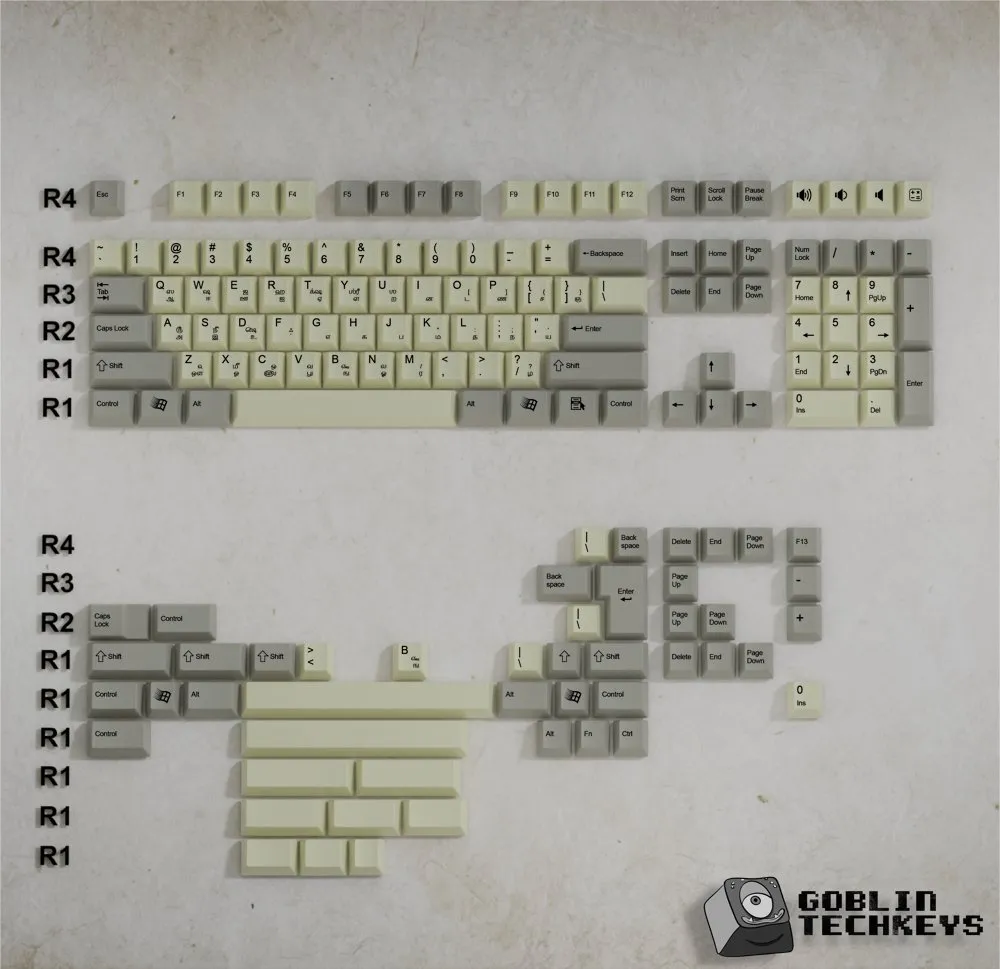Tamil99 Classic Vintage Keycaps Set | Retro Keycaps