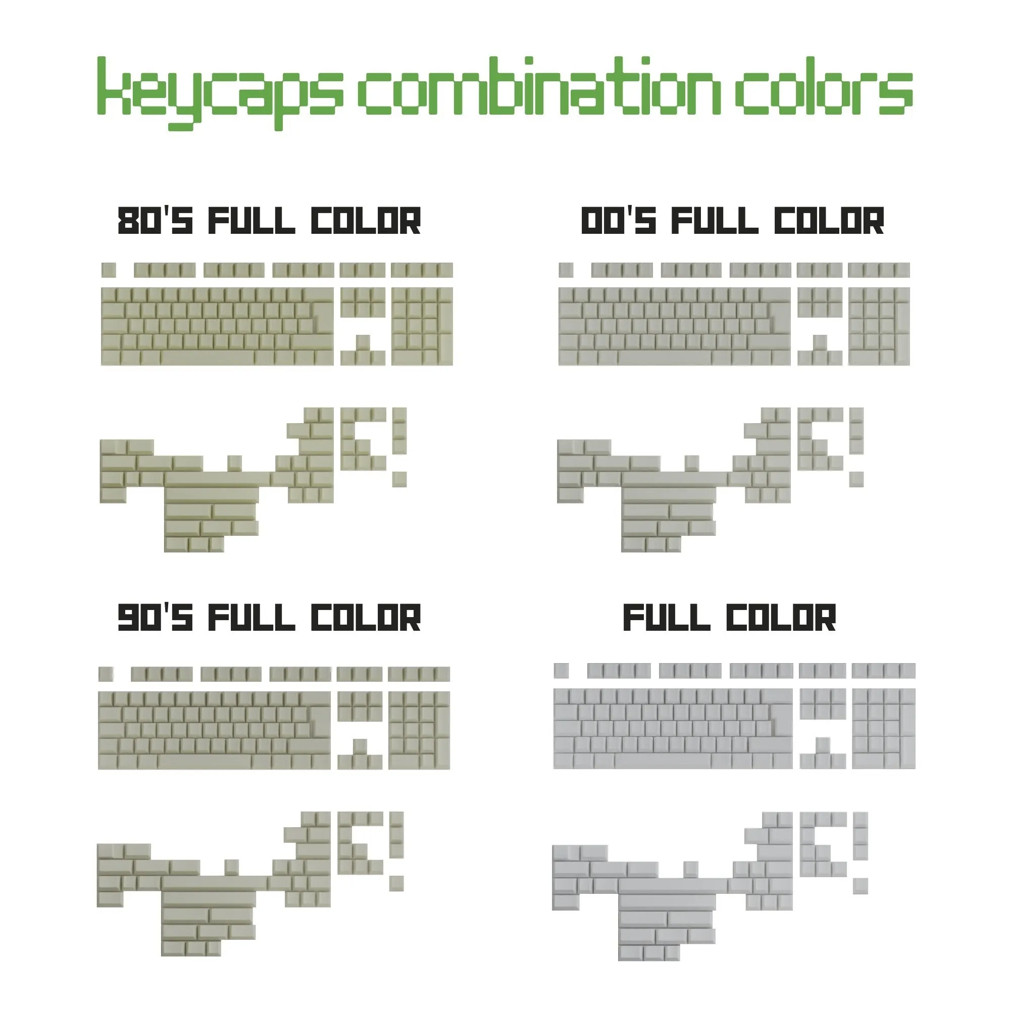 Thai Classic Vintage Keycaps Set | Retro Keycaps