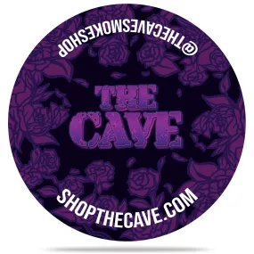 The Cave Smoke Shop - Landing Pad - Large Round - Black Rose