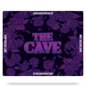 The Cave Smoke Shop - Landing Pad - Medium Square - Black Rose