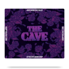 The Cave Smoke Shop - Landing Pad - Small Square - Black Rose