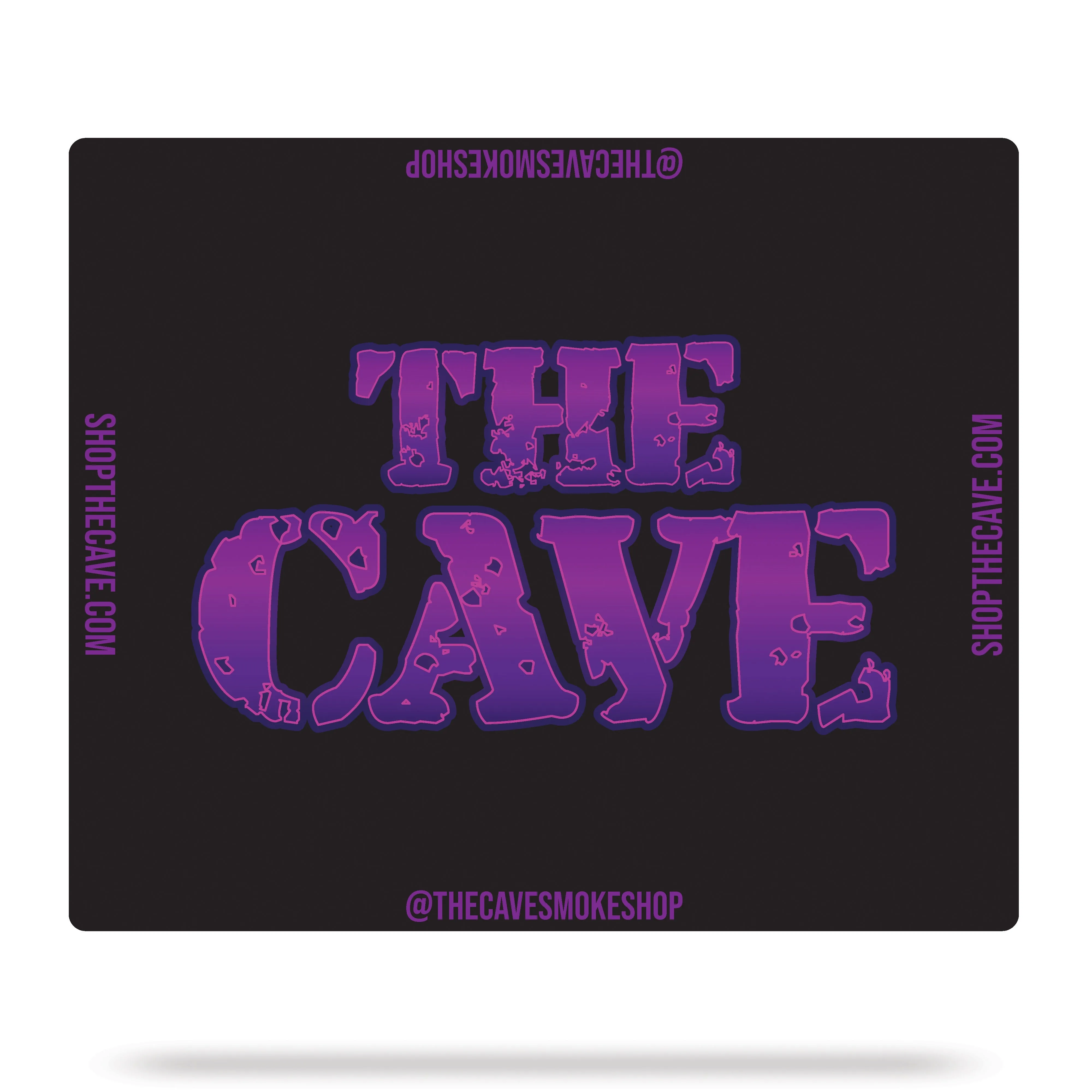 The Cave Smoke Shop - Landing Pad - Small Square - Classic
