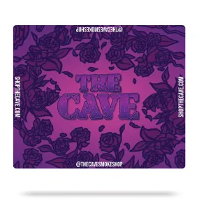 The Cave Smoke Shop - Landing Pad - Small Square - Purple Rose