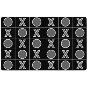 Tic Tac Toe Classroom Seating Rug