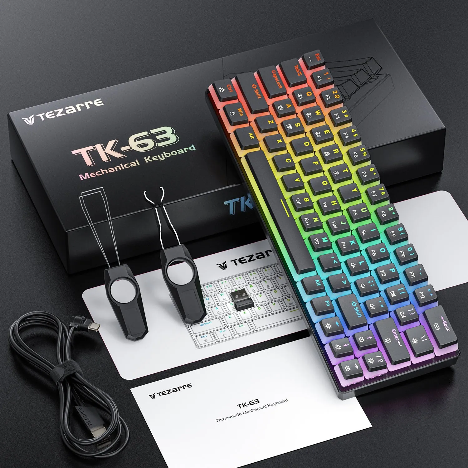 TK63 60% Wireless Mechanical Keyboard