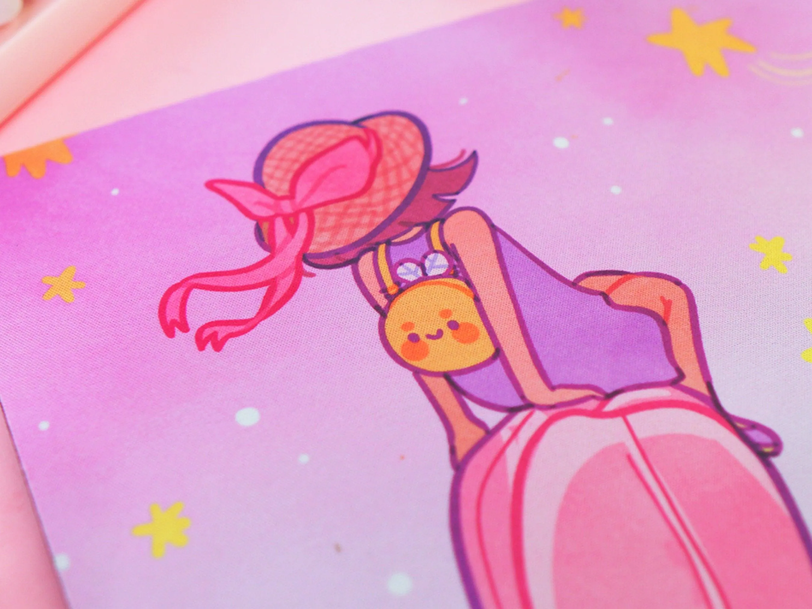 Tulip Fields Magical Girl Mouse Pad