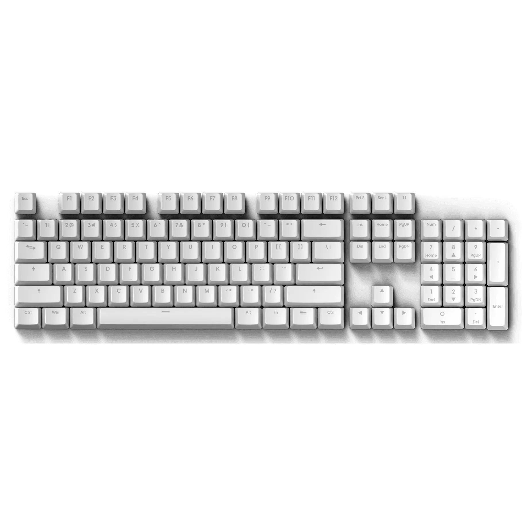 [US ANSI] Pulsar Basic Keycaps 104 Set