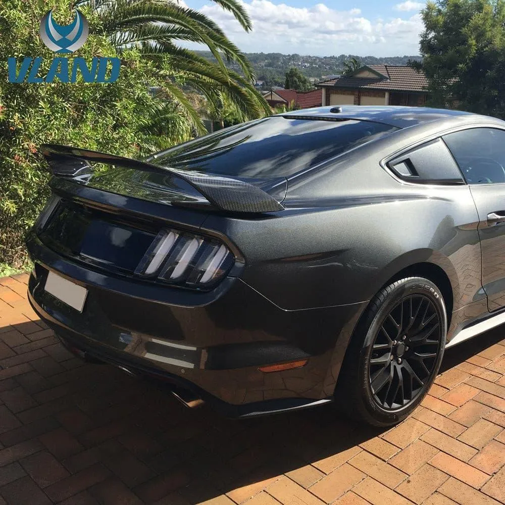 VLAND Full LED Tail Lights For Ford Mustang 2015-2023 with Sequential Turn Signal (5 modes switchable)[E-MARK,DOT.SAE.]