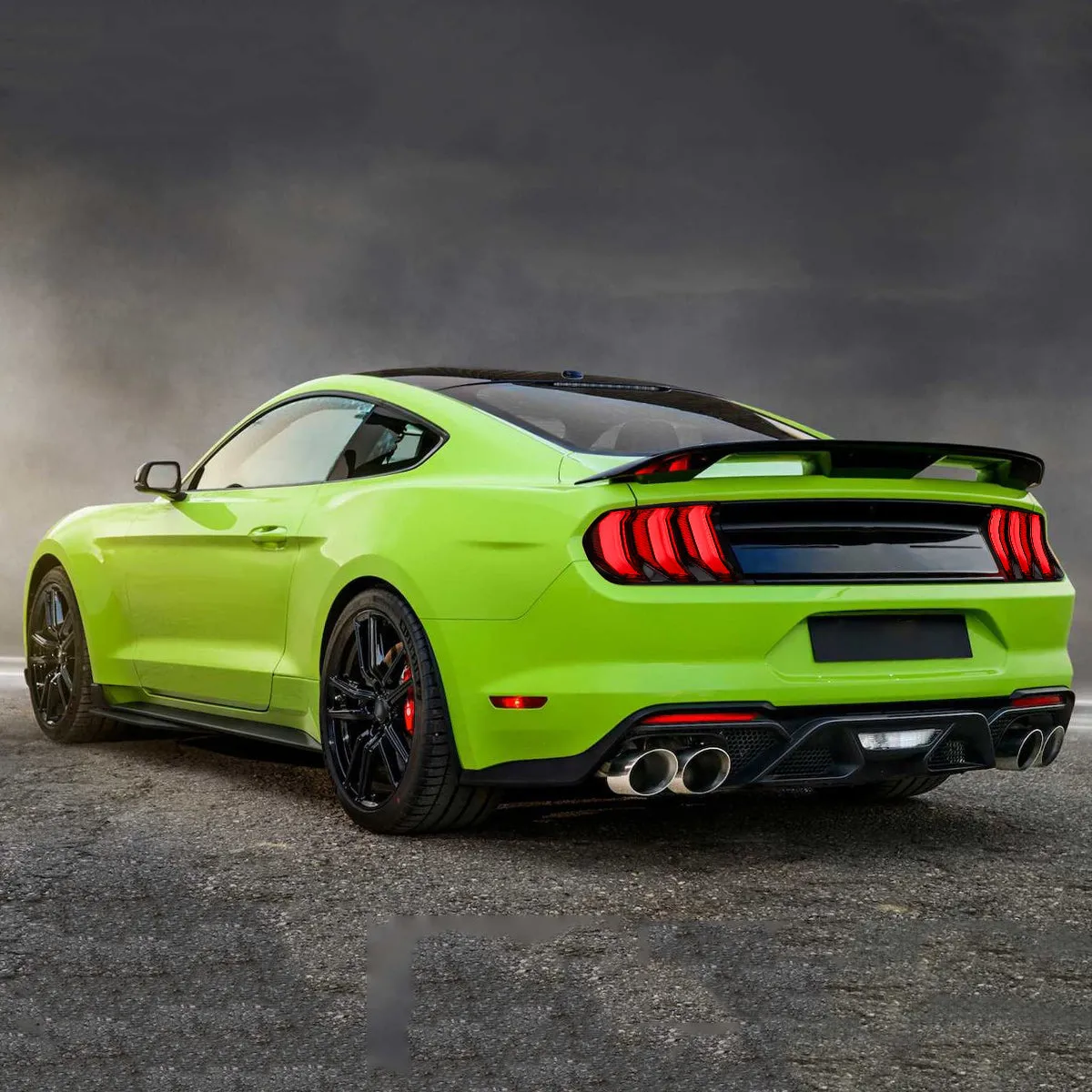VLAND Full LED Tail Lights For Ford Mustang 2015-2023 with Sequential Turn Signal (5 modes switchable)[E-MARK,DOT.SAE.]