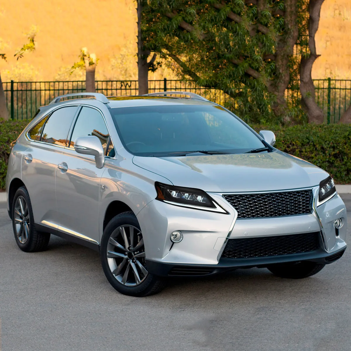 VLAND Headlights and Taillights For Lexus RX350 RX450h 2012-2014 F Sport 3rd gen (AL10) [Fits HID/Xenon Models]