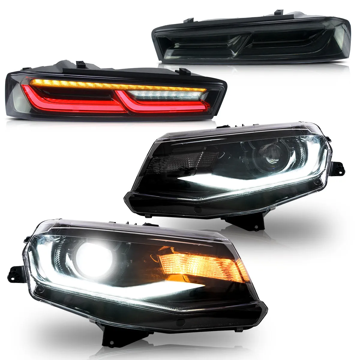VLAND LED Headlights and Taillights For Chevrolet / Chevy Camaro 6th Gen 2016-2018 [DOT.]