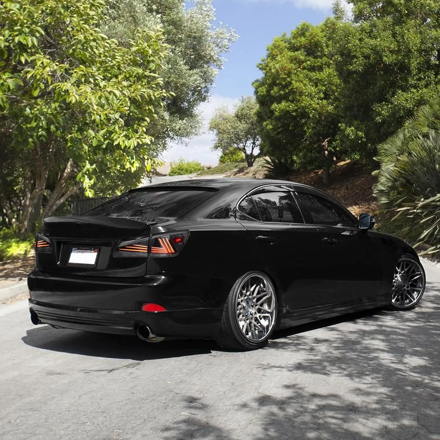 VLAND LED Headlights and Taillights For Lexus IS250/IS350 2006-2012 ISF 2008-2014 With Blue Breathing Animation
