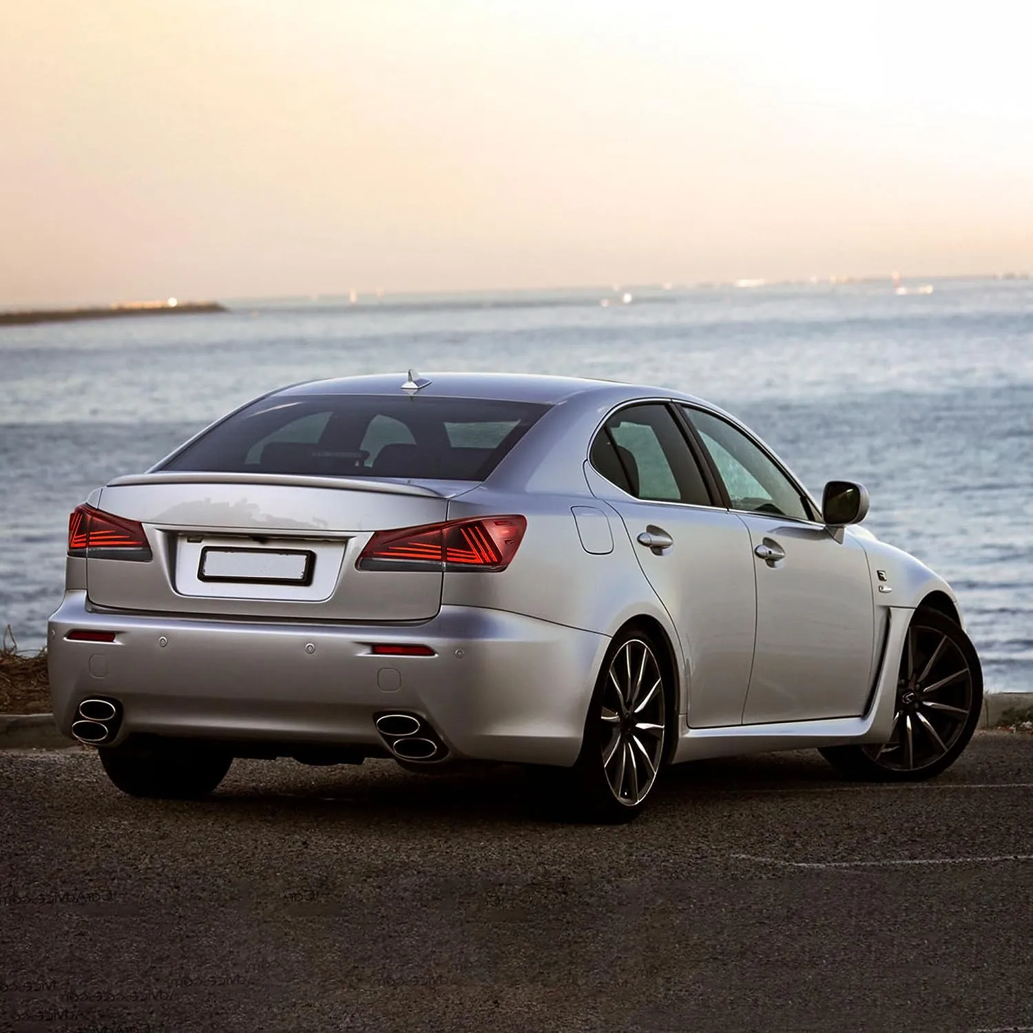 VLAND LED Headlights and Taillights For Lexus IS250/IS350 2006-2012 ISF 2008-2014 With Blue Breathing Animation