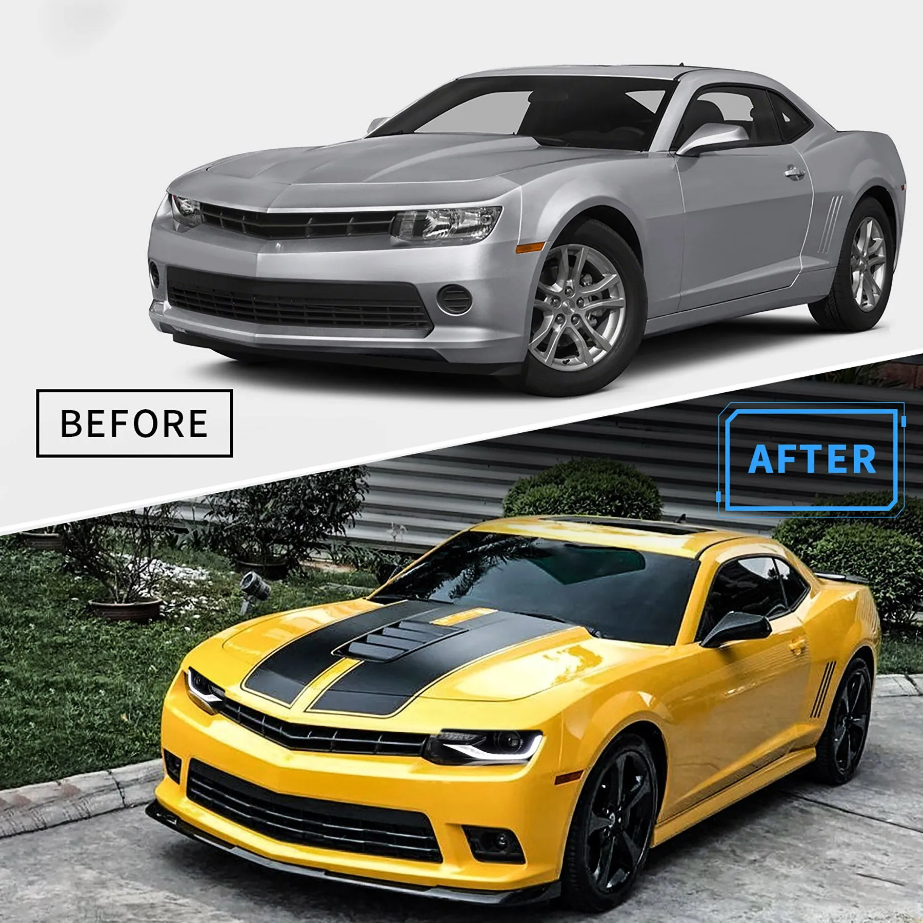 VLAND LED Headlights For Chevy Chevrolet Camaro 2014 2015