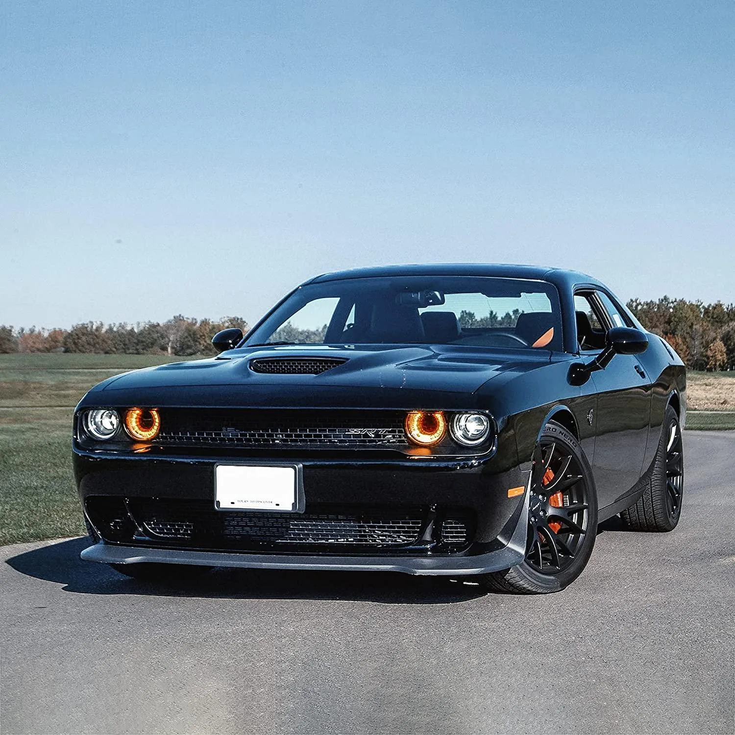 VLAND LED RGB Halo Headlights For Dodge Challenger 2008-2014 with Sequential