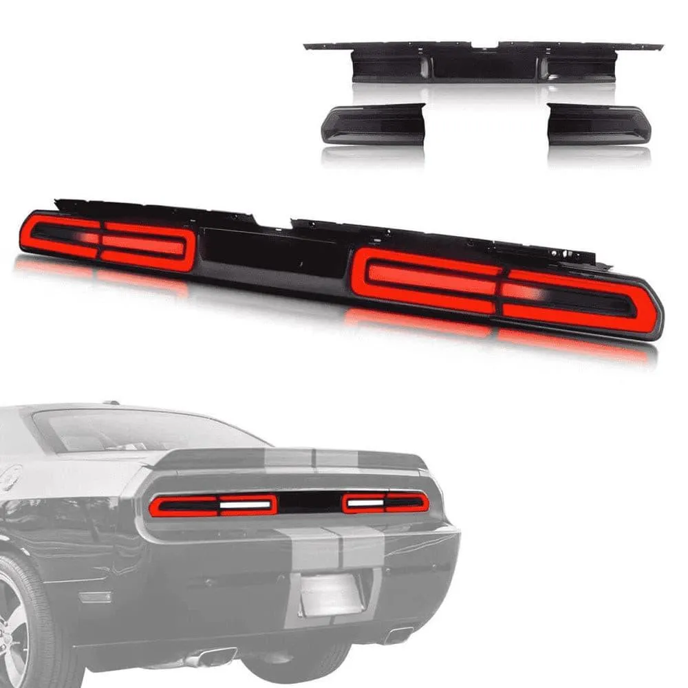 VLAND LED Tail Lights For Dodge Challenger 2008-2014 With Sequential Indicators Turn Signals