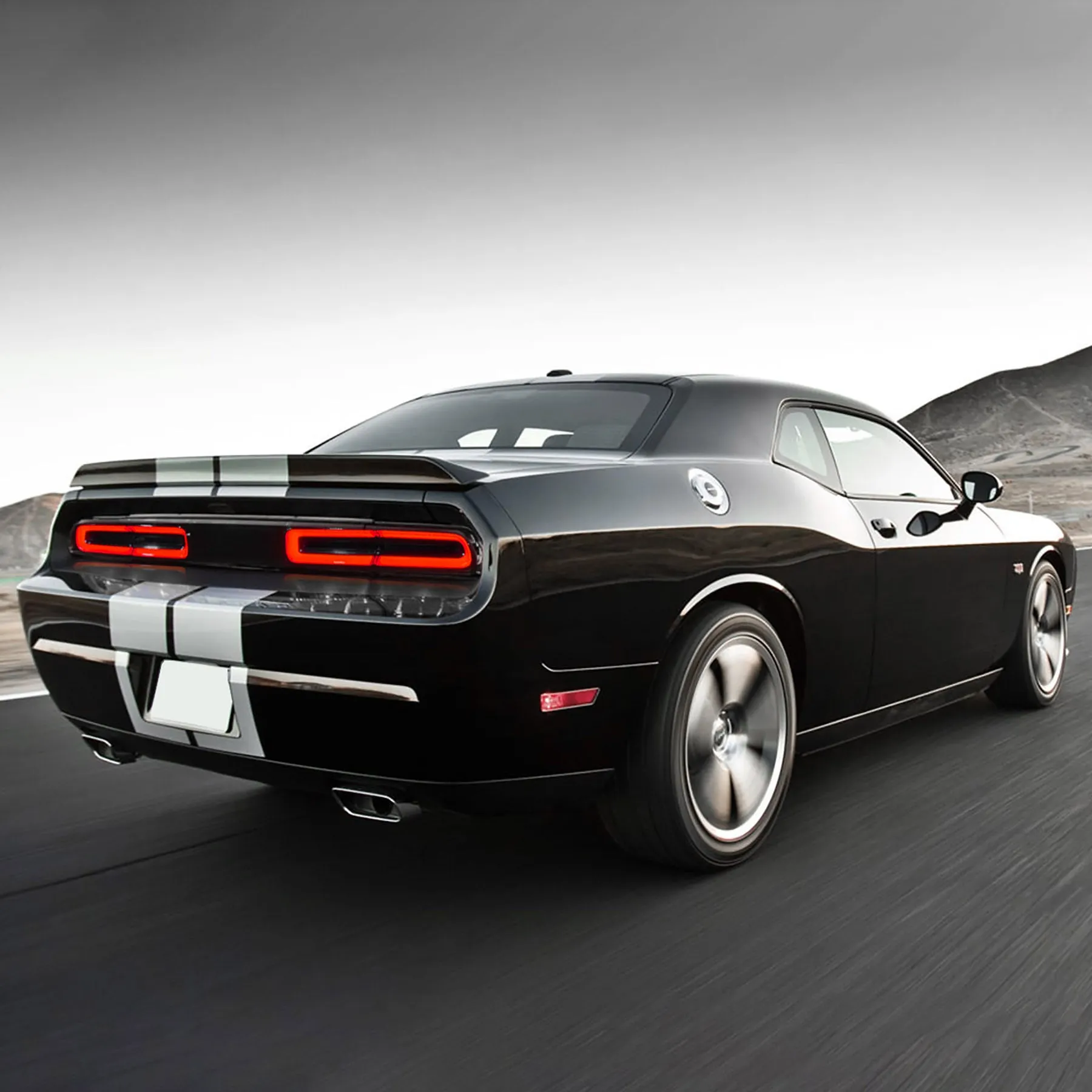 VLAND LED Tail Lights For Dodge Challenger 2008-2014 With Sequential Indicators Turn Signals