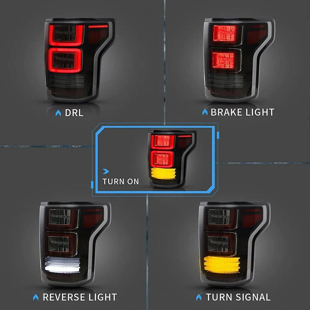 VLAND LED Tail Lights For Ford F150 2015-2020 Rear Lamps [DOT.]