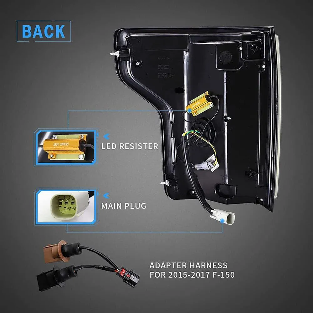 VLAND LED Tail Lights For Ford F150 2015-2020 Rear Lamps [DOT.]