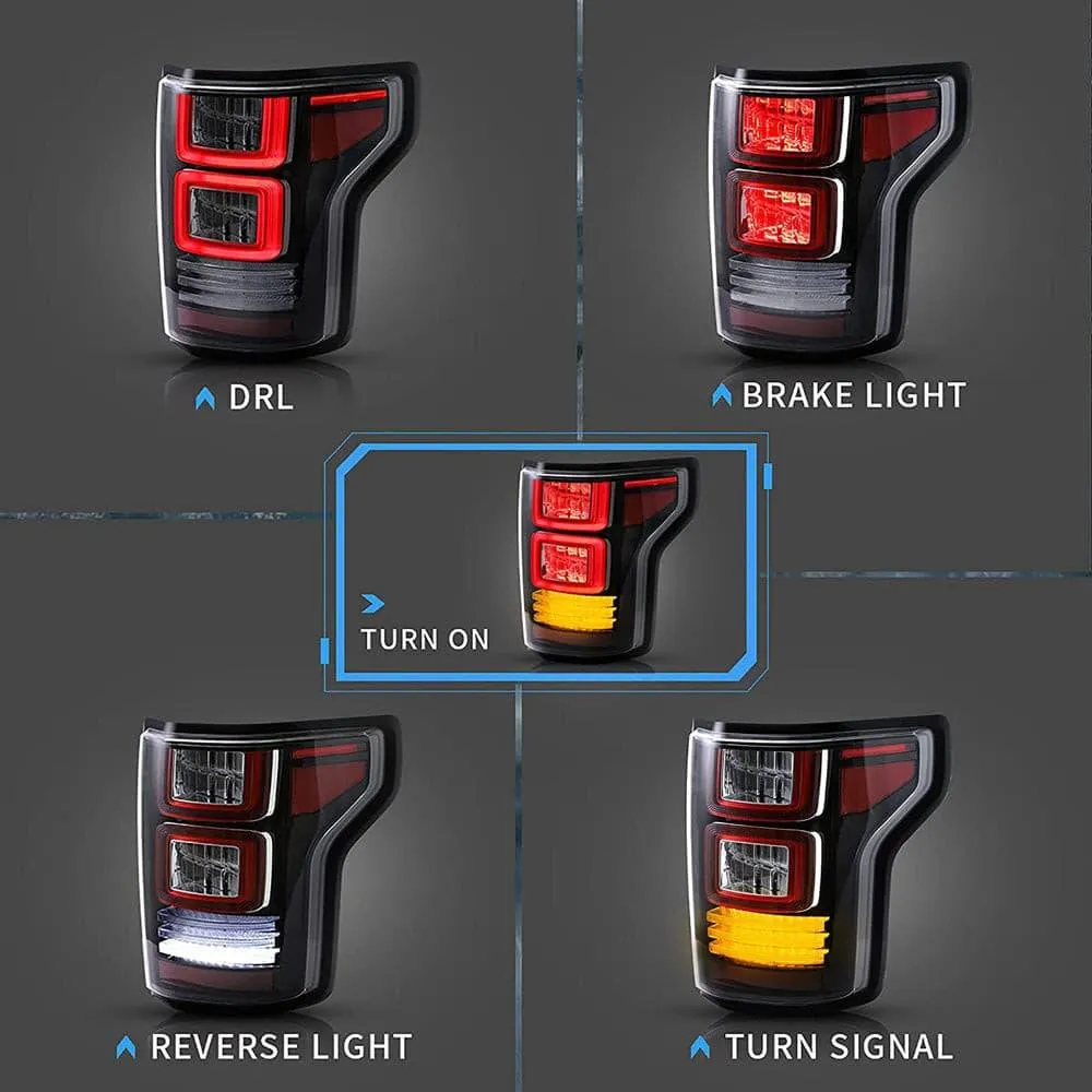 VLAND LED Tail Lights For Ford F150 2015-2020 Rear Lamps [DOT.]