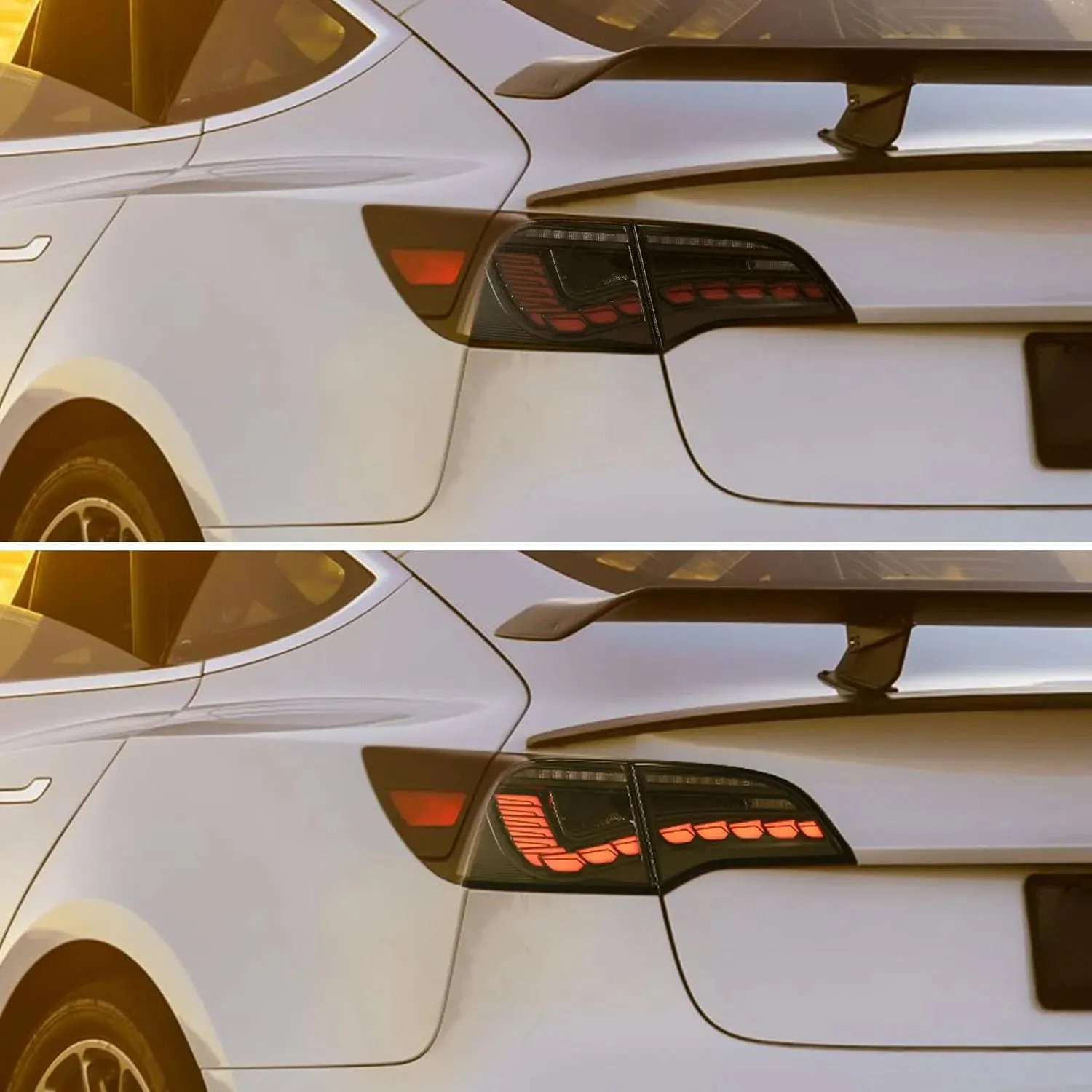 VLAND LED Tail Lights For Tesla Model 3 & Model Y 2017-2023 [DOT.]
