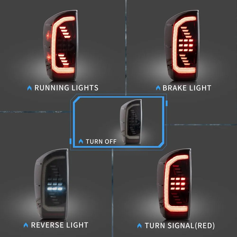 VLAND LED Tail Lights For Toyota Tacoma 3rd Gen N300 2016-2023 [DOT.]