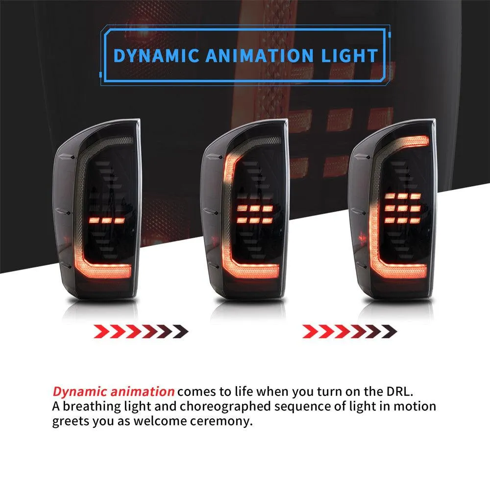 VLAND LED Tail Lights For Toyota Tacoma 3rd Gen N300 2016-2023 [DOT.]