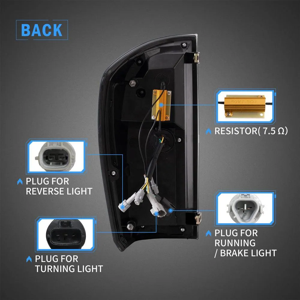 VLAND LED Tail Lights For Toyota Tacoma 3rd Gen N300 2016-2023 [DOT.]