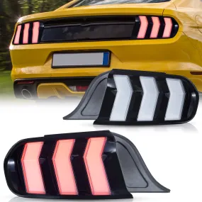 VLAND LED Taillights For Ford Mustang 2015-2023 With 5 Modes & Sequential Turn Signal