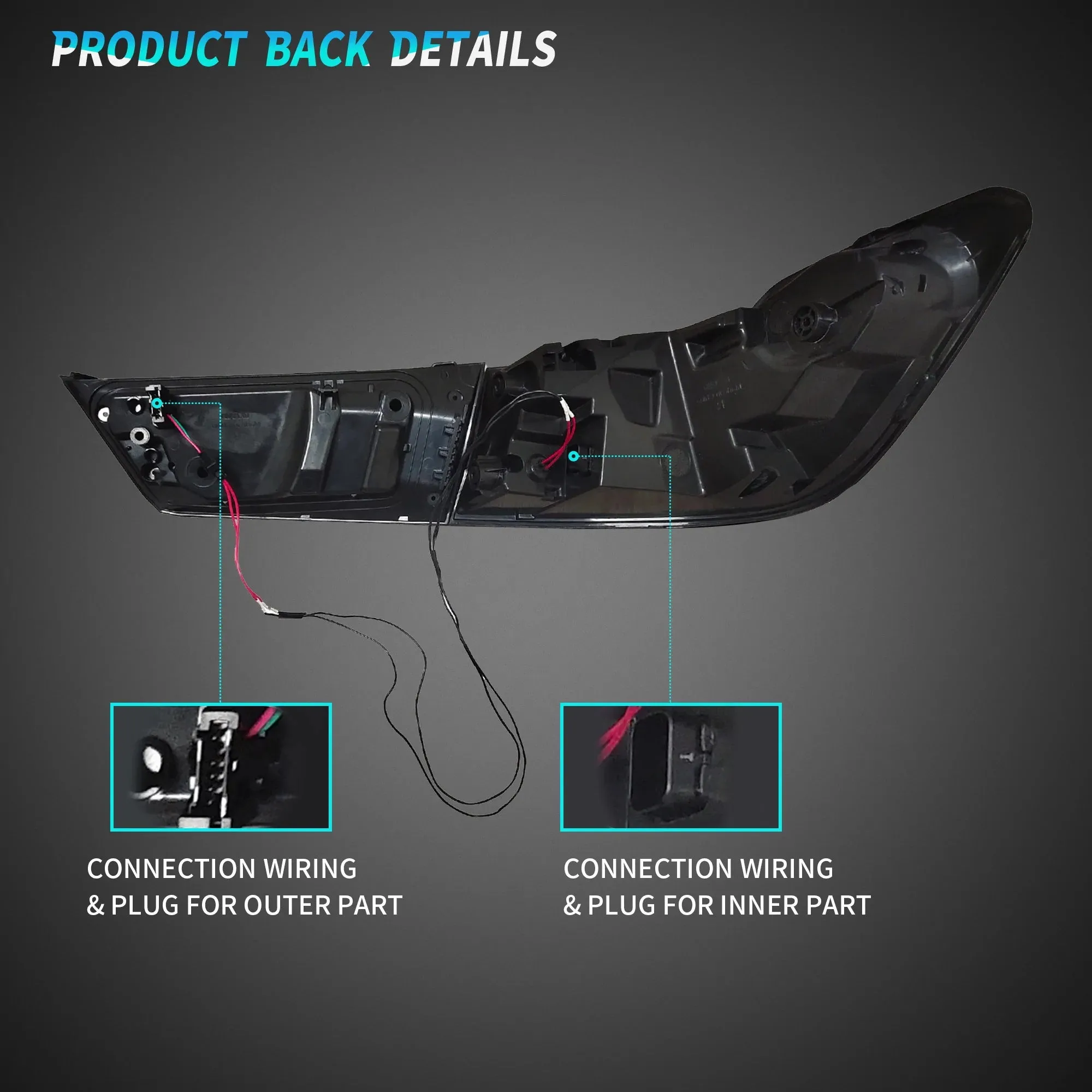 VLAND OLED Tail Lights For BMW 3-Series G20 Sedan 7th Gen 2019-2024 with Start-up Animation [E-MARK.]