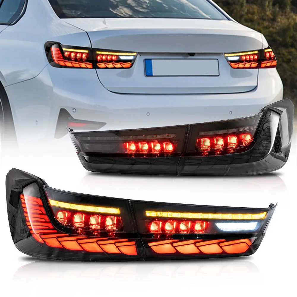 VLAND OLED Tail Lights For BMW 3-Series G20 Sedan 7th Gen 2019-2024 with Start-up Animation [E-MARK.]