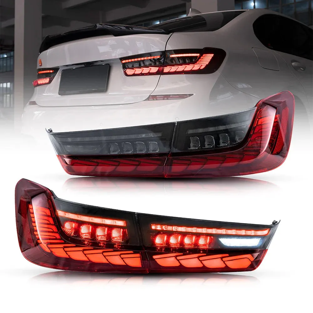 VLAND OLED Tail Lights For BMW 3-Series G20 Sedan 7th Gen 2019-2024 with Start-up Animation [E-MARK.]