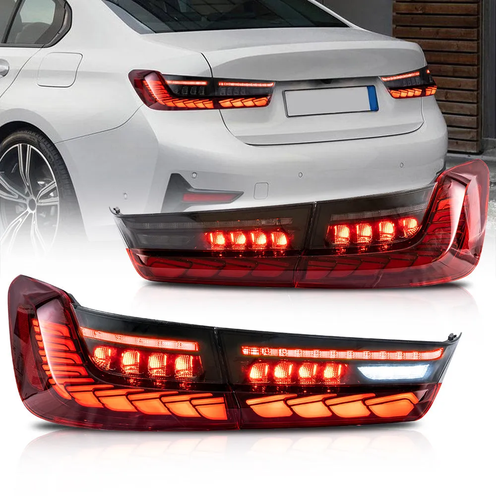 VLAND OLED Tail Lights For BMW 3-Series G20 Sedan 7th Gen 2019-2024 with Start-up Animation [E-MARK.]