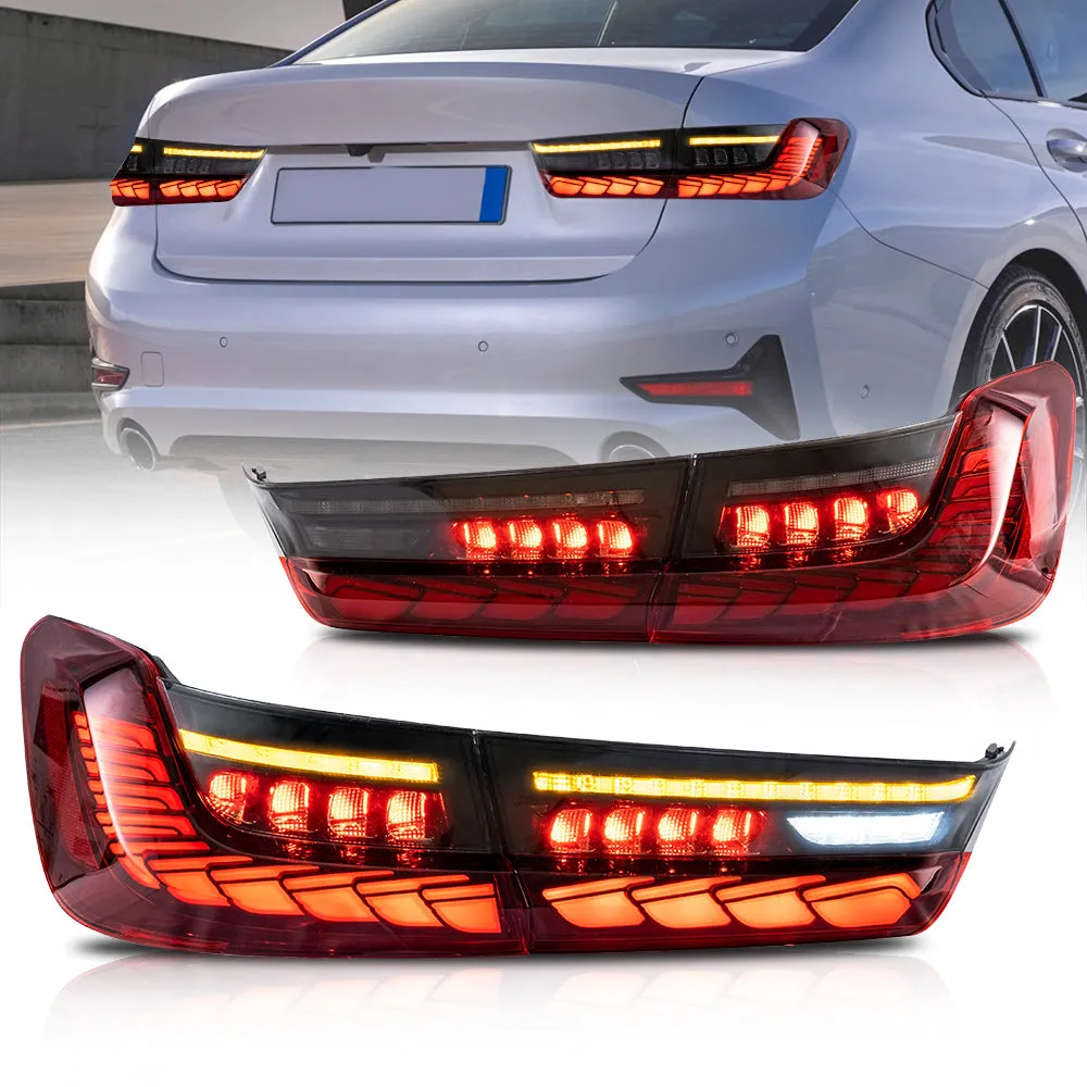 VLAND OLED Tail Lights For BMW 3-Series G20 Sedan 7th Gen 2019-2024 with Start-up Animation [E-MARK.]