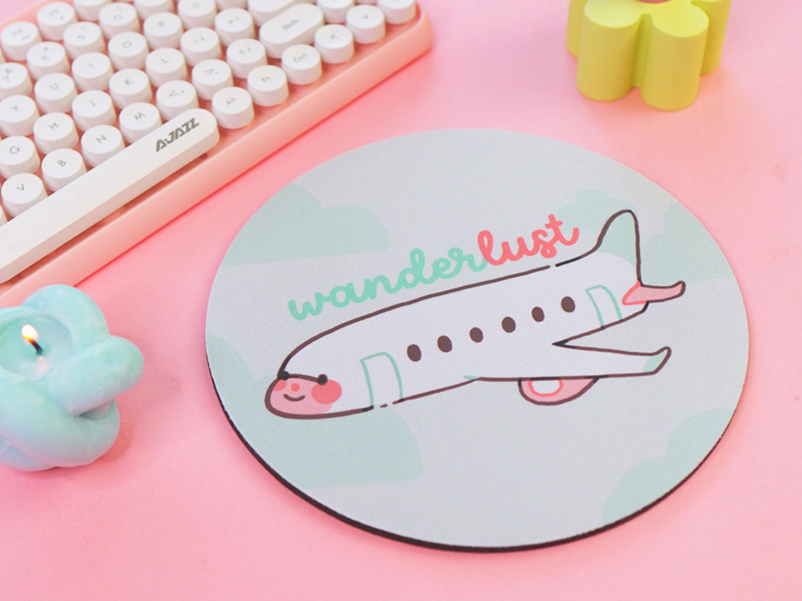 Wanderlust Colourful Mouse Pad