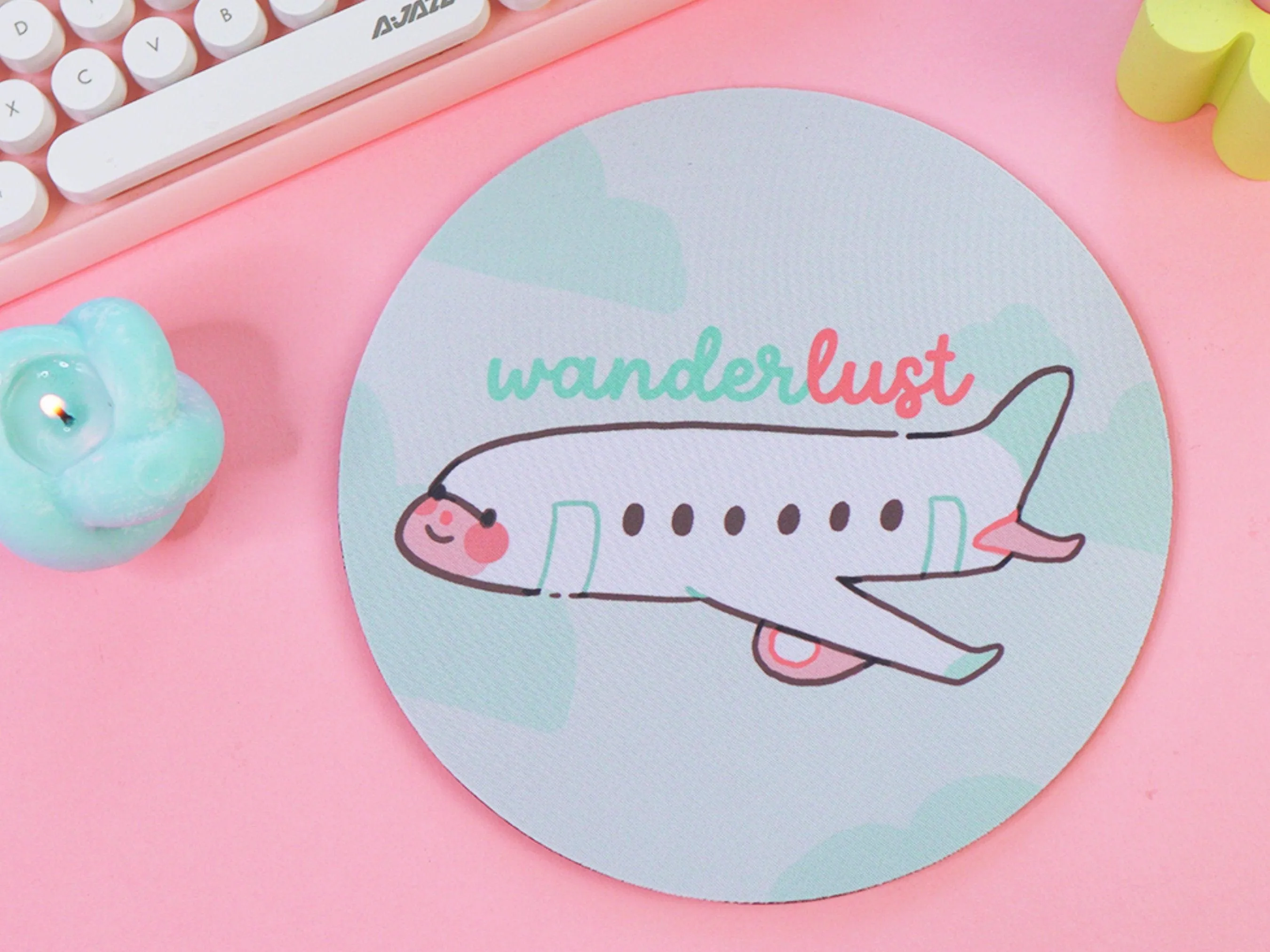 Wanderlust Colourful Mouse Pad