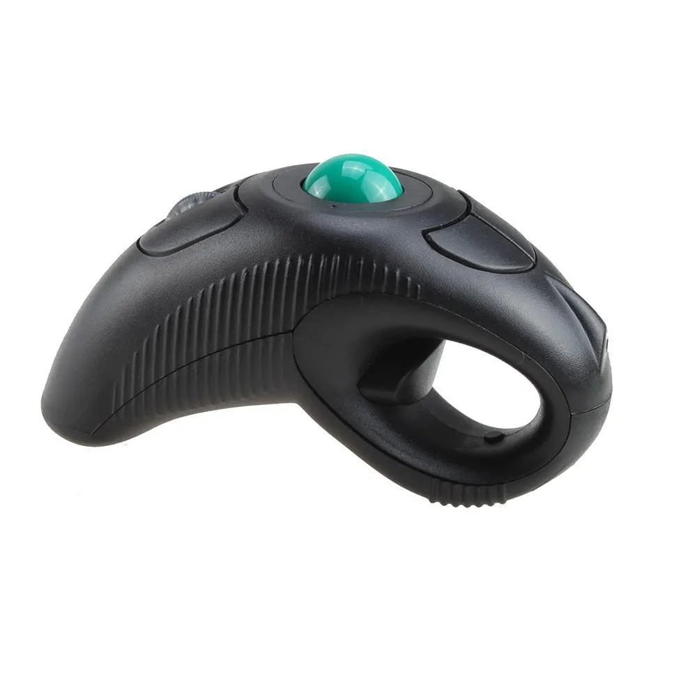 Wireless Finger HandHeld USB Mouse Mice Trackball Mouse with Laser Pointer