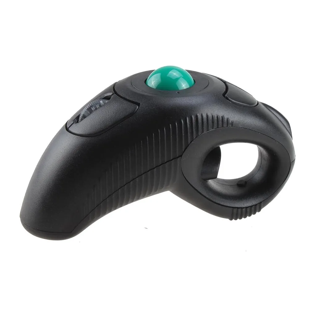 Wireless Finger HandHeld USB Mouse Mice Trackball Mouse with Laser Pointer