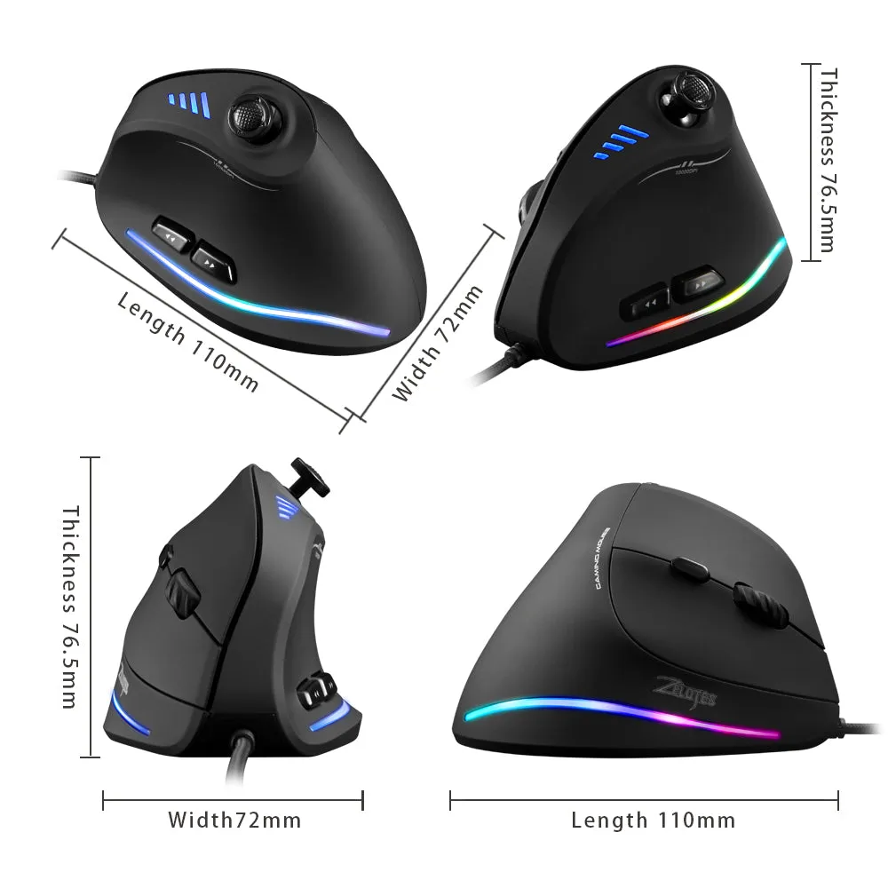 Zelotes C-18 Wired Gaming Mouse - 11 Programmable Buttons