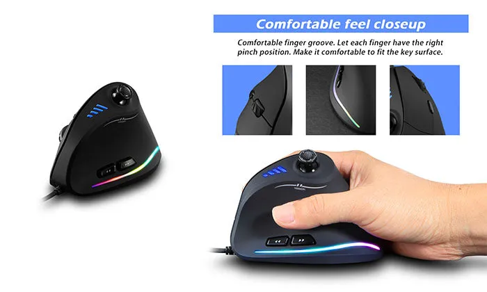 Zelotes C-18 Wired Gaming Mouse - 11 Programmable Buttons