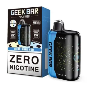 Zero Nicotine Blue Rancher Geek Bar Pulse X