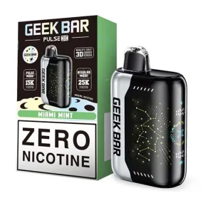 Zero Nicotine Miami Mint Geek Bar Pulse X