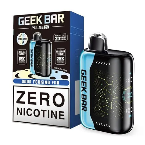 Zero Nicotine Sour Fcuking Fab Geek Bar Pulse X